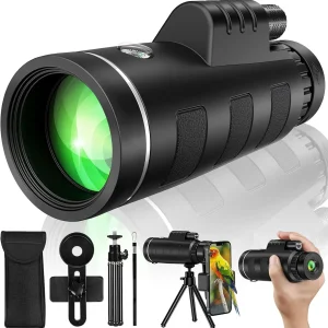 40x60 HD Monocular Telescope / Smartphone Adapter,